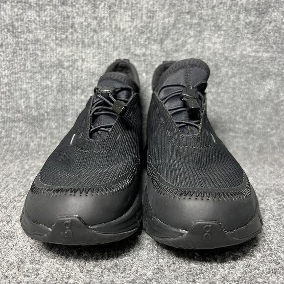 On Cloudaway Shoes Womens Size 5.5 Black Slip On Speed Laces Running CloudTec - Picture 2 of 9